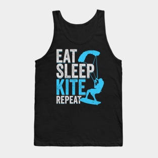 Eat Sleep Kite Repeat Kitesurfing Kitesurfer Gift Tank Top